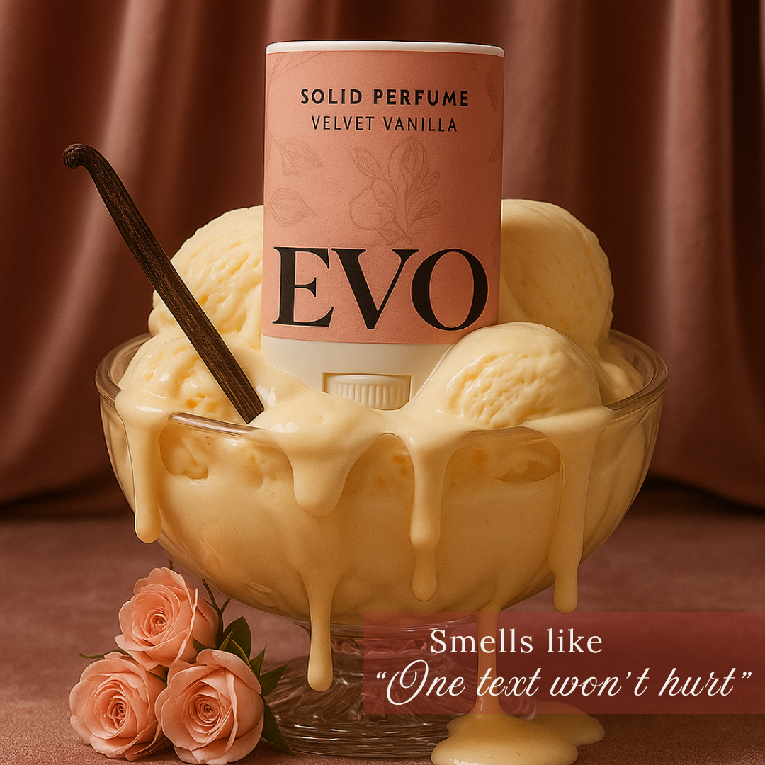 Velvet Vanilla Solid Perfume - Cashmere on bare skin