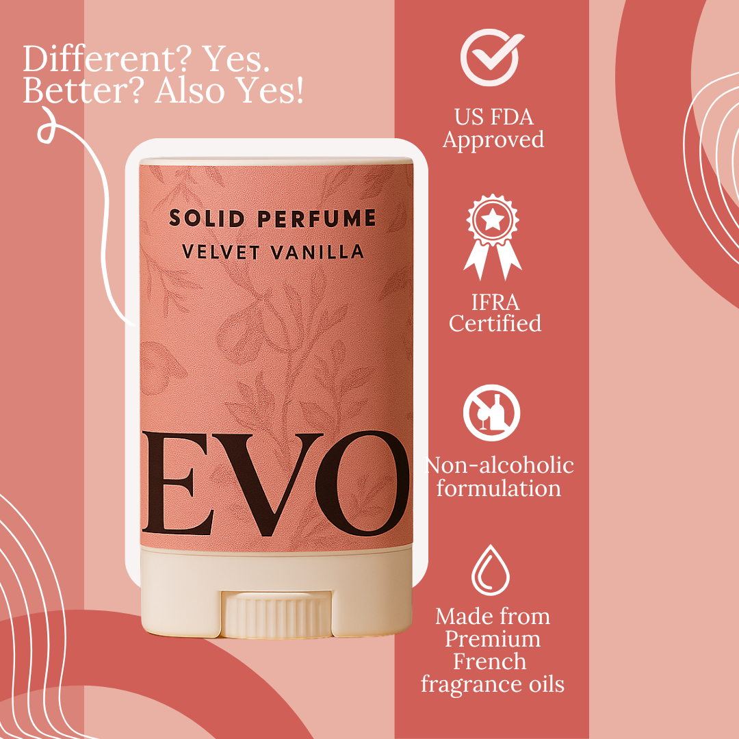 Velvet Vanilla Solid Perfume - Cashmere on bare skin