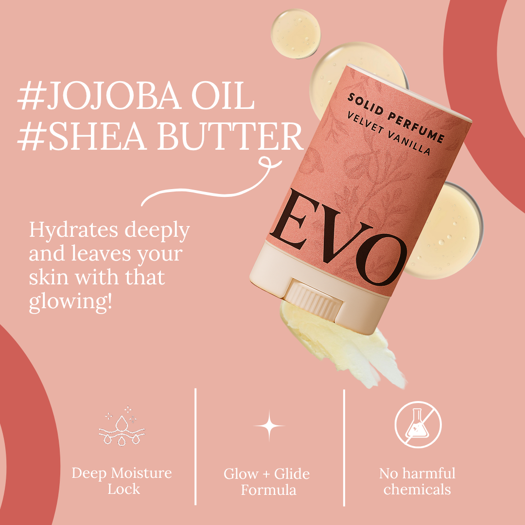Velvet Vanilla Solid Perfume - Cashmere on bare skin