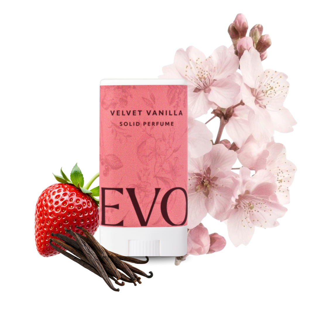 Velvet Vanilla Solid Perfume - Cashmere on bare skin